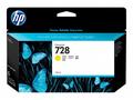 HP 728 130-ml Yellow DesignJet Ink Cartridge