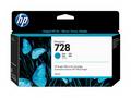 HP Ink Cartridge 728, Cyan, 130 ml