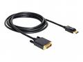 Delock - Kabel DVI - DisplayPort (M) do DVI-D (M) 