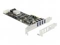 Delock PCI Express Card > 4 x external USB 3.0 Qua