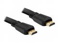 Delock HDMI 1.4 kabel A, A samec, samec, plochý, d