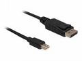 Delock kabel DisplayPort mini (samec) na Displaypo
