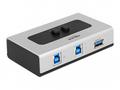 Delock přepínač USB 3.0 2 port ruční obousměrný