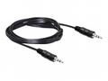 Delock Audio kabel 3,5 mm jack samec, samec, 2,5 m