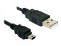 Delock - Kabel USB - mini-USB typ B (M) do USB (M)
