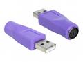 Delock Adapter USB Type-A samec > PS2 samice