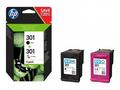 HP 301 combo pack ( černá, 3barená), N9J72AE