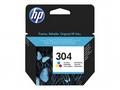 HP Ink Cartridge 304, Tri-color, 100 stran