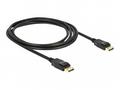 Delock Displayport 1.2 kabel samec > Displayport s