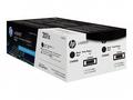 HP tonerová kazeta 201X černá velká, CF400XD - 2 p
