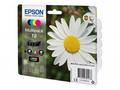 Epson 18 Multipack - 4-balení - 15.1 ml - černá, ž