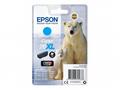Epson 26XL - 8.7 ml - XL - azurová - originální - 
