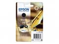 Epson 16 - 5.4 ml - černá - originální - inkoustov