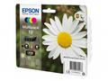 Epson 18 Multipack - 4-balení - 15.1 ml - černá, ž