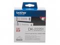Brother DK-22251 - černá a červená na bílé, 62mm
