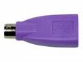 CHERRY - Adaptér klávesnice - PS2 (M) do USB (F) -