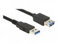 Delock Prodlužovací kabel USB 3.0 Typ-A samec > US