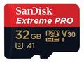 SanDisk Micro SDXC karta 32GB Extreme PRO (100MB, 