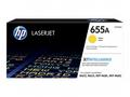 HP 655A - Žlutá - originální - LaserJet - kazeta s