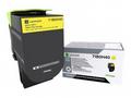 Lexmark X417 - Vysoká výtěžnost - žlutá - originál