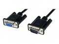 StarTech.com 2m Black DB9 RS232 Serial Null Modem 