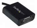StarTech.com USB-C to VGA Adapter - Black - 1080p 