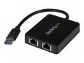 StarTech.com USB 3.0 to Dual Port Gigabit Ethernet