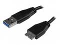 StarTech.com 15cm 6in Short Slim USB 3.0 A to Micr