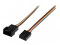 StarTech 12in 4 Pin Fan Power Extension Cable - M,