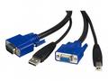 StarTech.com 2-in-1 USB KVM Cable - Keyboard, vide