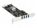 StarTech.com 4 Port USB 3.0 PCIe Card w, 4 Dedicat