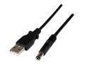 StarTech.com 1m USB to Type N Barrel 5V DC Power C