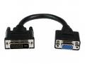 StarTech.com 8in DVI to VGA Cable Adapter - DVI-I 