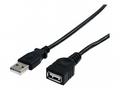 StarTech.com 6 ft Black USB 2.0 Extension Cable A 