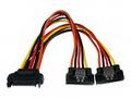 StarTech.com 6in Latching SATA Power Y Splitter Ca