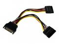 StarTech.com 6in SATA Power Y Splitter Cable Adapt