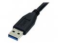 StarTech.com 0.5m (1.5ft) Black SuperSpeed USB 3.0
