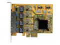 StarTech.com 4 Port Gigabit NIC PCIe Network Card 