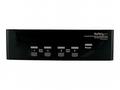 StarTech.com 4 Port DVI VGA Dual Monitor KVM Switc