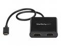 StarTech.com 2-Port Multi Monitor Adapter, USB-C t