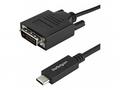 StarTech.com USB-C to DVI Cable - 6 ft, 2m - 1080p