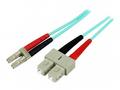 StarTech.com 2m Fiber Optic Cable - 10 Gb Aqua - M