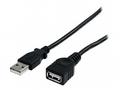 StarTech.com 10 ft Black USB 2.0 Extension Cable A