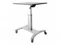StarTech.com Mobile Standing Desk, Portable Sit St