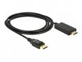 Delock - Kabel adaptéru - DisplayPort s piny (male