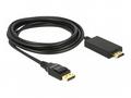 Delock Kabel Displayport 1.2 samec > High Speed HD