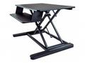 Startech Sit Stand Desk Converter with Keyboard Tr
