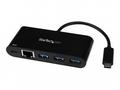 StarTech.com 3 Port USB-C Hub with Gigabit Etherne