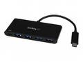 StarTech.com 4 Port USB C Hub with 4 USB Type-A Po