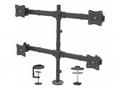 StarTech.com Desk Mount Quad Monitor Arm, Ergonomi